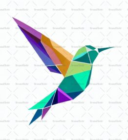Geometrischer Kolibri